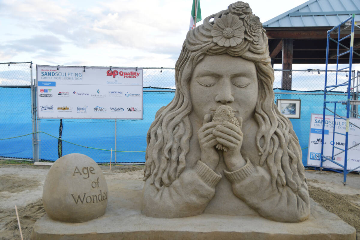 View the Parksville Beachfest sculptures from 9:30 a.m. to 8:30 p.m. daily until Aug. 20.