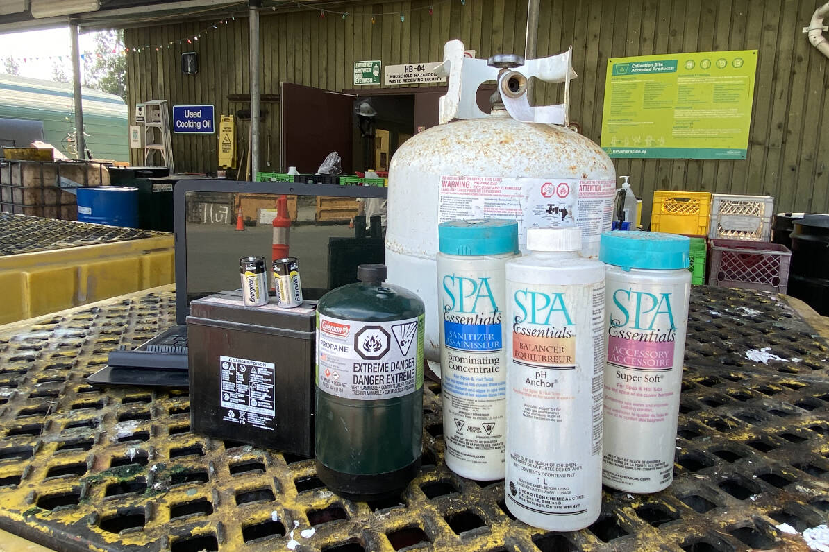 Some of our favourite summer pastimes, including barbecuing, swimming and e-biking, can also contribute to hazardous waste at the landfill. Here’s what you need to know. Photo courtesy CRD.