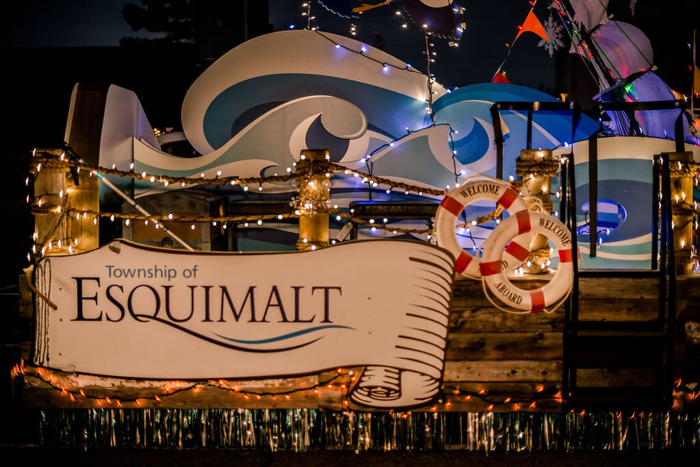 Enjoy the Esquimalt Celebration of Lights Dec. 3, with the parade starting at 5 p.m.
