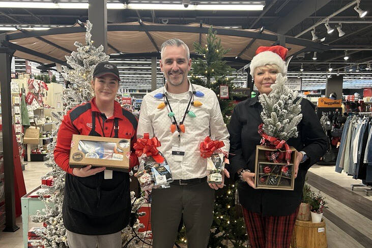 Retail Manager, Glenn Chisholm along with some of his fellow team members at Otter Co-op’s retail centre in Langley.
Retail Manager, Glenn Chisholm along with some of his fellow team members at Otter Co-op’s retail centre in Langley.
