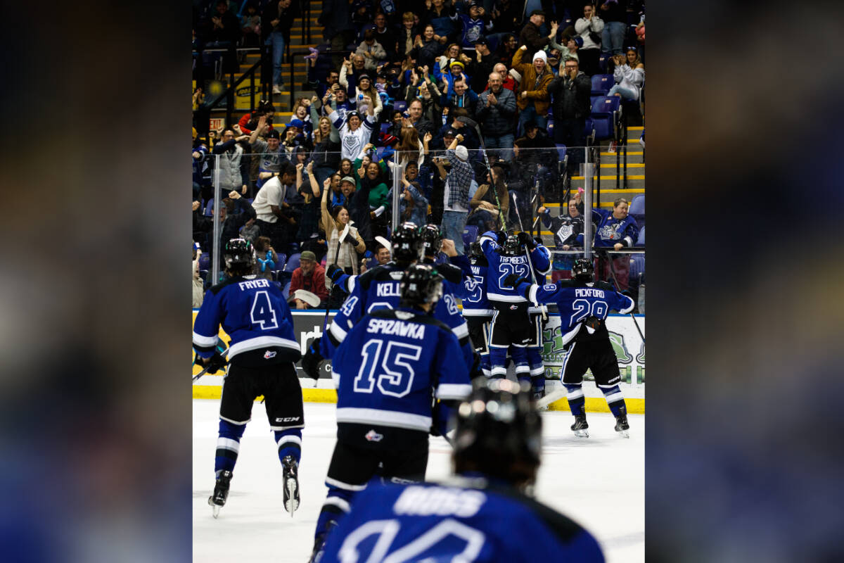 Victoria Royals are currently tied for 3rd in the WHL Western Conference after winning eight of ten games in December. (Photo by Jay Wallace)