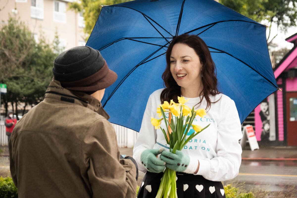 Random Acts of Kindness Day has grown to a week-long initiative this year: from Feb. 12 to 17, the Victoria Foundation encourages community members to consider the impact simple acts of kindness can have. Victoria Foundation photo