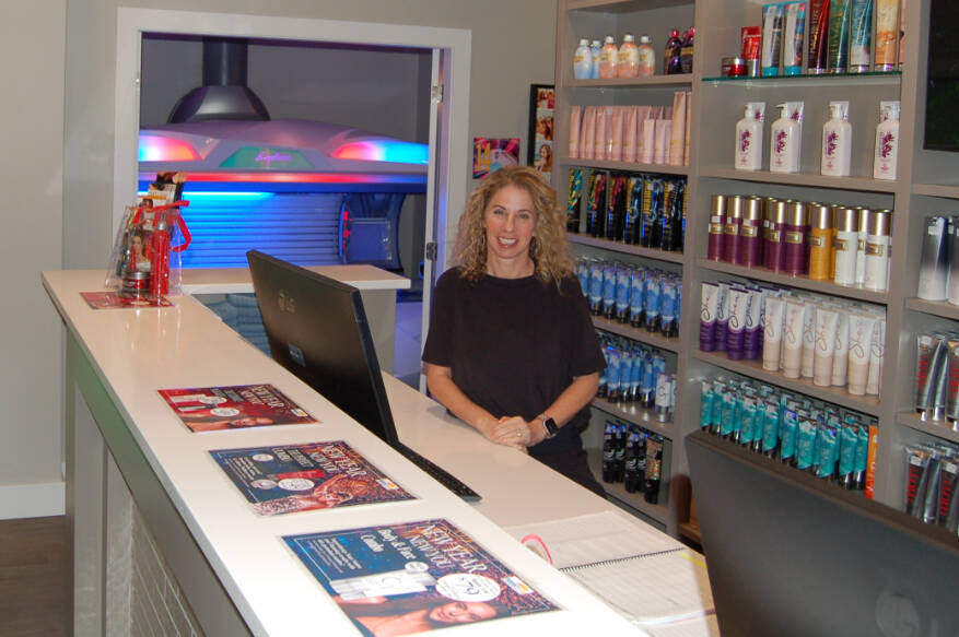 Perfect Tan owner Lisa Byers has opened Chilliwack’s first tanning and wellness centre. She brings her passion for the benefits of moderate UV exposure and wellness to this spectacular Vedder Road location. Photo courtesy Perfect Tan