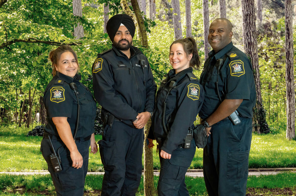 “People with integrity, a desire for teamwork, and wanting to contribute to public safety should definitely apply to be a correctional officer,” says Warden Teri DuTemple,.Photo courtesy of BC Corrections.