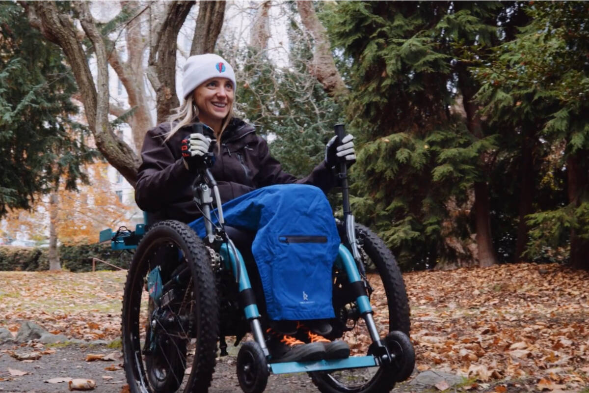 With a Victoria Foundation Community Grant, the RAD Recreation Adapted Society and the Victoria Tool Library have come together to ensure people of all abilities can rent affordable adaptive outdoor recreation equipment. Photo courtesy Riptide Studios