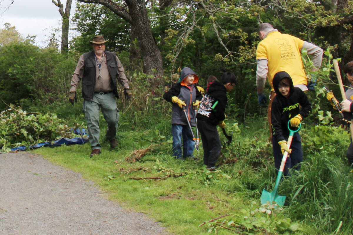 Esquimalt Parks and Recreation’s 2022 Earth Day celebration. Join this year’s celebrations April 19 from 10 a.m. to 2 p.m. at Highrock Cairn Park. Esquimalt Parks and Rec photo