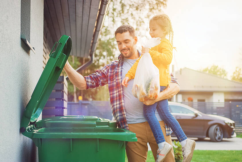 Wetaskiwin’s new Curbside Organics Program makes it easy to turn all household organic waste into compost instead of sending it to the landfill. Photo courtesy City of Wetaskiwin