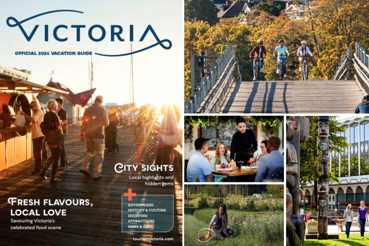 Destination Greater Victoria's 2024 guide is essential reading as you plan your visit to this celebrated region of B.C.'s West Coast. Photos courtest Destination Greater Victoria.