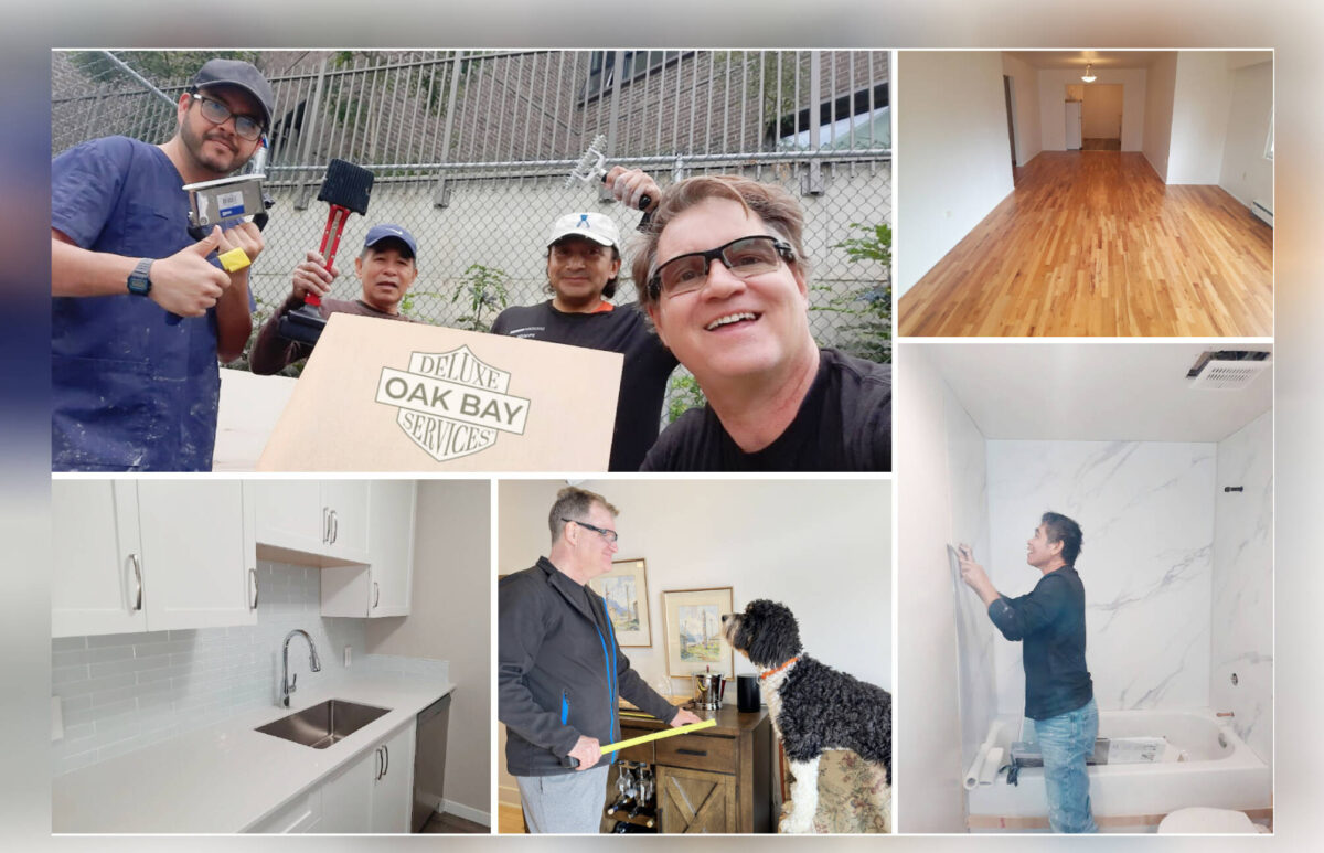 Proudly serving the Oak Bay community and surrounding areas, Deluxe Oak Bay Services covers everything from simple upkeep to complete construction ventures. Photos courtesy Deluxe Oak Bay Services