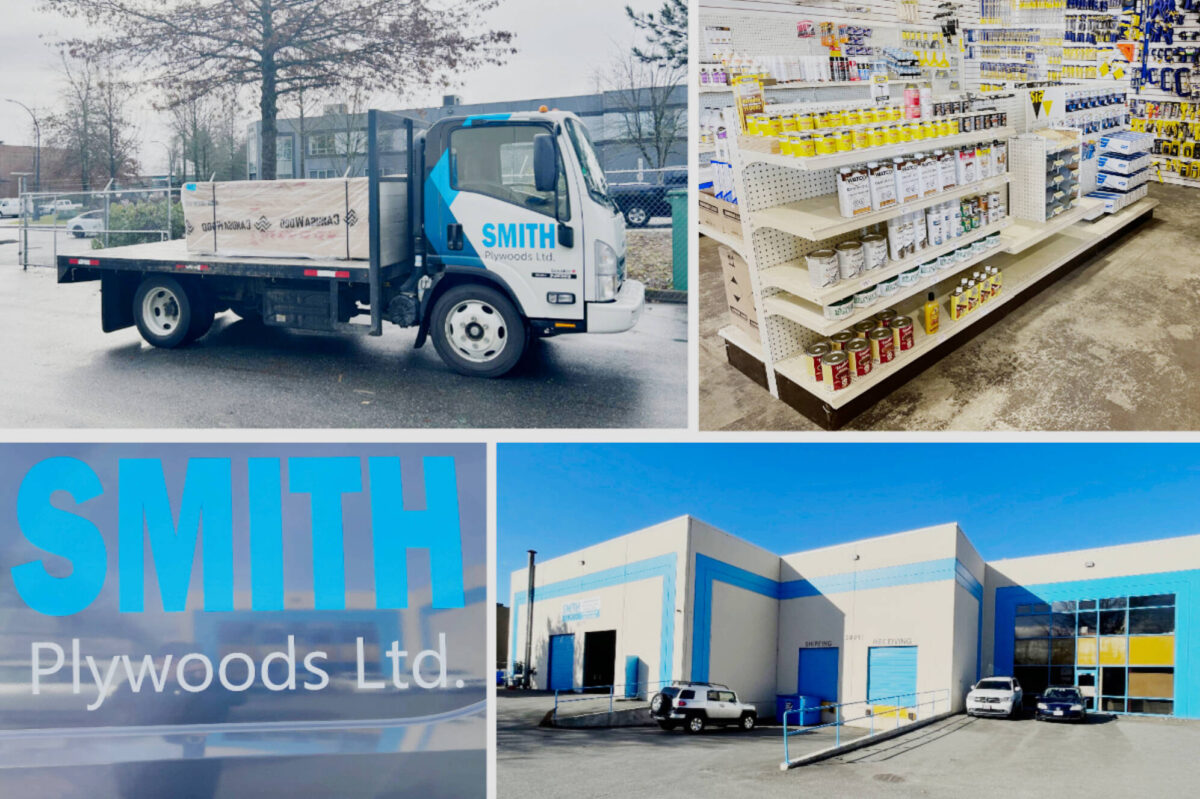 Smith Plywoods is the Lower Mainland’s go-to source for advice and quality plywood and related products since 1952. Visit them at their brand new location, with twice the space!