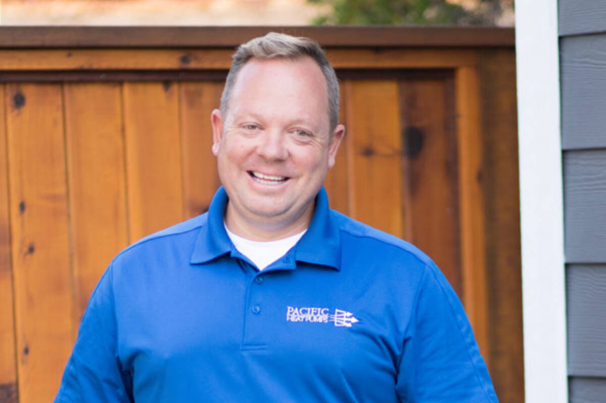 Pacific Heat Pumps owner and founder Matt Cronmiller. Photo courtesy Pacific Heat Pumps