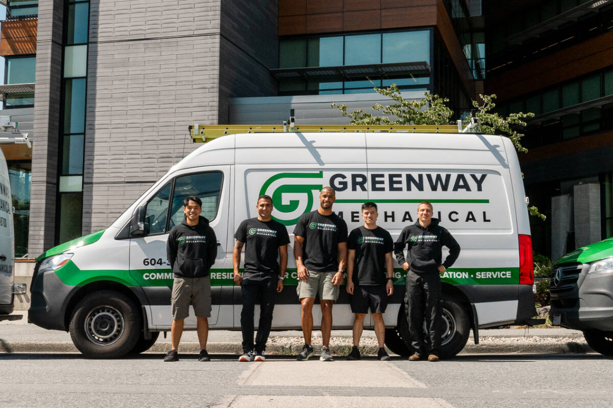 The Greenway Mechanical team champions strategies that enhance home efficiency and promote environmental sustainability. Photo courtesy of Greenway Mechanical.
