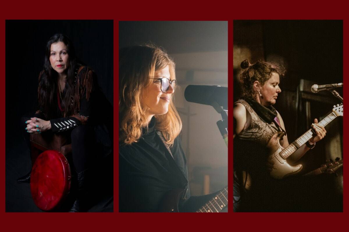 Song Warriors of the North brings together an ensemble of independent artists – Kym Gouchie, Rachelle van Zanten and Naomi Kavka. Photos courtesy of
